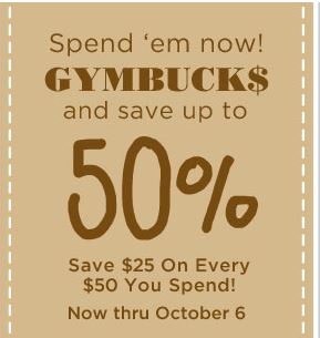 gymboree in store coupon october 2013