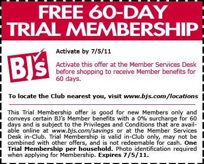 bj wholesale free trial coupon