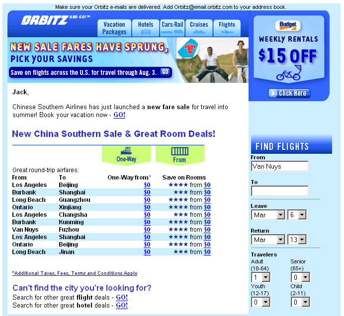 orbitz coupon code international flights