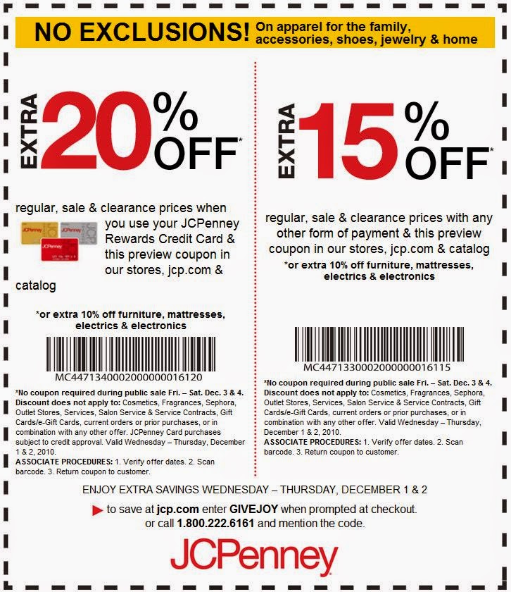 jcp coupons in store june 2013