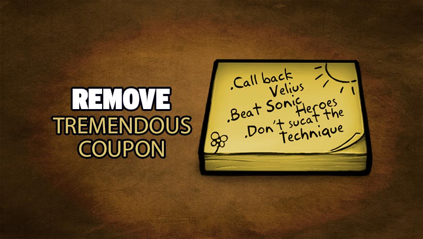 tremendous coupon adware removal